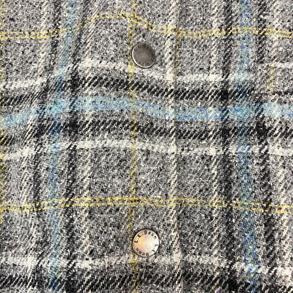 L.L. Bean Gray Plaid Blazer with Black Elbow Patches - Picture 16 of 16